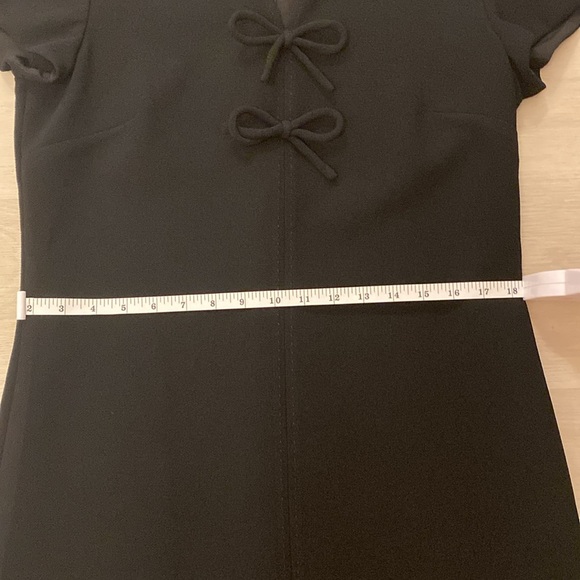 J Crew Black Bow Dress Size 8 - Picture 14 of 15